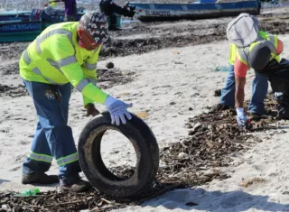 Los residuos plásticos recolectados, al igual que redes, serán manejados por la empresa de aseo que mantiene la concesión en el distrito de Arraiján.