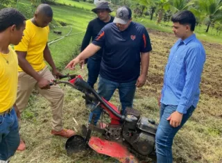 La actividad se realizó con el apoyo del productor Iván Ruíz, en una finca ubicada en el corregimiento de Cacique.