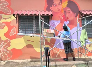 Las obras retratan elementos profundamente ligados a la identidad pedasieña y azuerense.