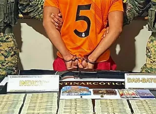 El ciudadano fue capturado tras una diligencia de allanamiento en la comunidad de Altos de Piedra Candela. Foto: Cortesía