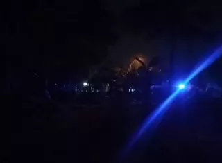 Las autoridades iniciaron operativos en diferentes puntos del distrito para dar con los responsables de este hecho. Foto: @demetrio_abrego_samudio 