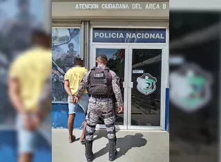 El aprehendido fue puesto a órdenes de las autoridades judiciales.  /  Foto: Diómedes Sánchez 