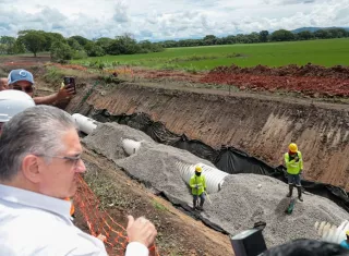 El proyecto beneficiará directamente a más de 56 mil habitantes de la ciudad de David y comunidades aledañas.  /  Foto: Presidencia