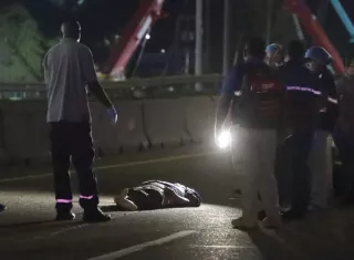 El ciudadano murió en el lugar debido a la gravedad de las lesiones sufridas. Foto: Alexander Santamaría