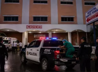 Tras el ataque, Melgar Pérez fue trasladado en un vehículo de la Fuerza Pública hacia el Hospital Santo Tomás,