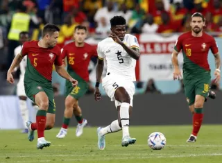 Thomas Partey, de 32 años y actualmente jugador del Villarreal. Foto: EFE
