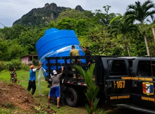 Ya fueron entregados nueve tanques de almacenamiento en las comunidades de Río Indio Sector 2, Arenilla, Aguacate Arriba, El Harino, Nueva Arenosa, Coloncito, El Jobo y Barriada La Reina.
