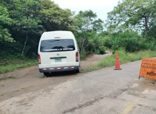 Se realizan gestiones para la rehabilitación de la carretera nacional que comunica Santiago con Soná y otros sectores de la región. Foto. Melquíades Vásquez