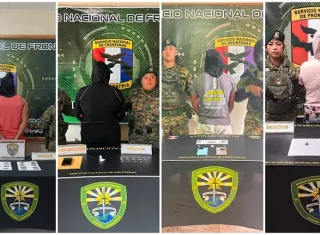 Durante los allanamientos, las autoridades decomisaron dinero en efectivo y varios paquetes pequeños de presunta droga.  /  Foto: Senfront