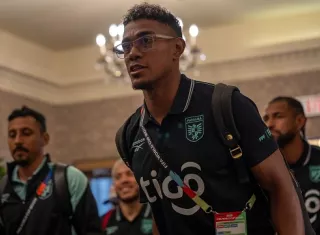 Jugadores de Panamá cuando llegan al hotel en la ciudad de Toronto. Foto: FPF