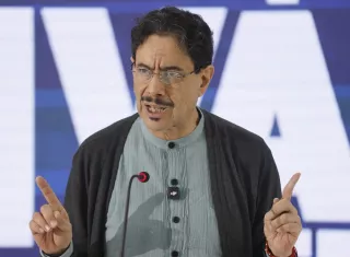 Iván Cepeda detalló que acepta el resultado del escrutinio, como un acto de responsabilidad democrática. Foto. EFE