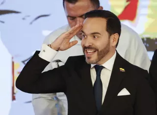 Abelardo de la Espriella recibió las credenciales como presidente electo de Colombia. Foto. EFE