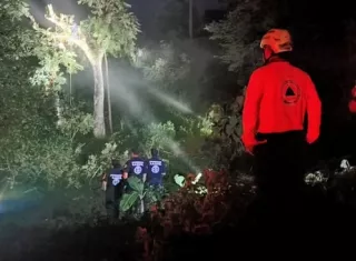 La escena fue acordonada mientras se realizaban las diligencias correspondientes.  / Foto: Sinaproc