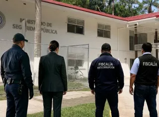 La Fiscalía Anticorrupción inspeccionó la sede de la Dirección de Asuntos de Seguridad Pública.  /  Imagen IA Gemini