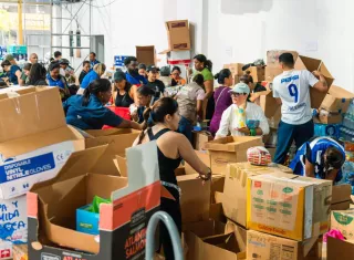 La Alcaldía informó que el centro de acopio permanecerá cerrado hasta nuevo aviso, mientras se completan los trabajos logísticos necesarios. Foto: Cortesía