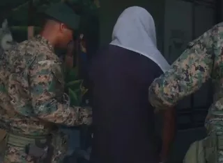 El sospechoso fue puesto a órdenes del Ministerio Público.  / Imagen: Senafront