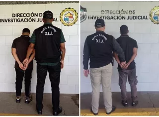 Estos dos últimos sospechosos fueron aprehendidos el pasado lunes.  /  Foto: PN
