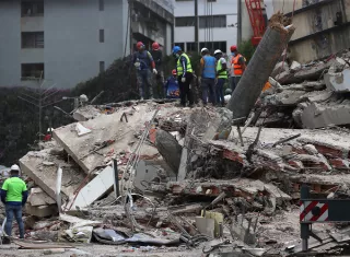 La operación de salvamento de Favio comenzó a las 11:00 de la noche hora local del miércoles, dijo a EFE Protección Civil, que también está en el terreno. Foto. EFE