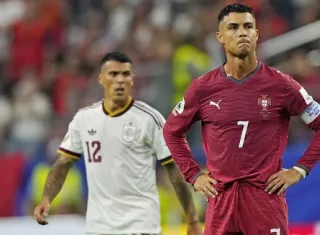 La leyenda Cristiano Ronaldo se despidió de los mundiales. Foto: EFE