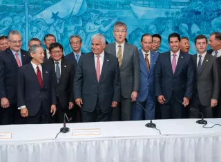 La delegación visitante manifestó su entusiasmo por la extensión de la Línea 3 hasta Costa Verde y la construcción de la Línea 2 A, ambas del Metro de Panamá.
