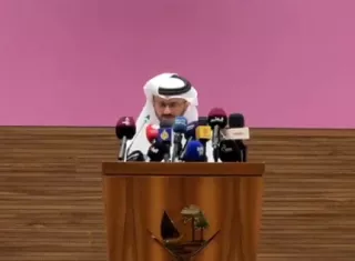 el portavoz del Ministerio de Exteriores catarí, Majed al Ansari, que consideró a Irán "plenamente responsable, desde el punto de vista jurídico, de este ataque y de los daños y consecuencias que de él se deriven".