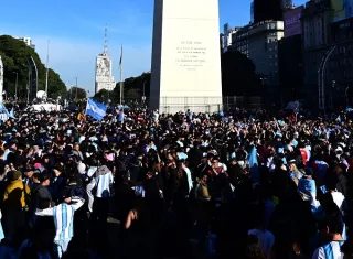 A aprte de la ciudad de Buenos Aires, también se registraron incidentes con detenidos en las ciudades de Mar del Plata, Córdoba y la localidad de Rafaela, en la provincia de Santa Fe. Foto. EFE