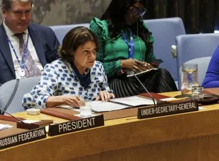 Subsecretaria general de la ONU para Asuntos Políticos, Rosemary DiCarlo. Foto. EFE
