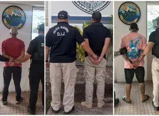 Los indiciados mantenían orden de aprehensión tras ser interpuestas las respectivas denuncias por las víctimas. /  Fotos: PN