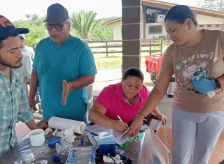 La actividad ganadera se desarrolla en ambas costas de la provincia de Colón. Foto. Cortesía