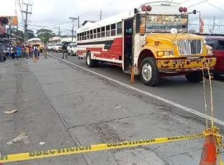 Bus donde se registró el ataque 