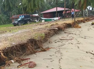 Alerta verde en Cañazas y Santa Fe por mal tiempo y fuerte oleaje en la costa