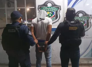 Fue a dar la cara y terminó tras las rejas. Foto: Cortesía