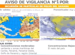 Provincias como Panamá, Colón y Darién estarán más expuestas. Foto: Cortesía