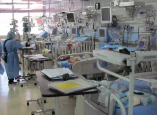 La nidad de Cuidados Intensivos del Hospital del Niño trabaja cerca de su capacidad.