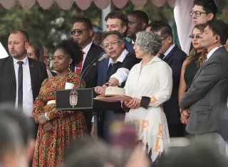 Gustavo Petro dejará el poder el próximo 7 de agosto. Foto. EFE