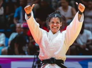 La judoca venció en la categoría de -48 kilogramos. Foto: COP