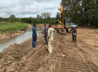El río Coclé atraviesa el distrito de Penonomé y recibe aportes de quebradas y ríos de la zona montañosa del norte, lo que acrecienta su caudal durante la temporada de lluvias. Foto. Cortesía