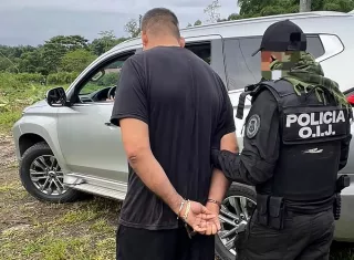 El pasado viernes, el Organismo de Investigación Judicial (OIJ) y la Fiscalía lograron el arresto de Alejandro Arias, alias Diablo, el narcotraficante más buscado del país en fuga desde hace diez años y buscado por Estados Unidos. Foto. EFE