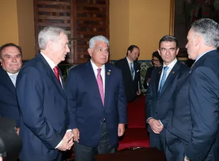 Los mandatarios intercambiaron opiniones sobre la situación regional, asuntos geopolíticos y los efectos del fenómeno de El Niño.