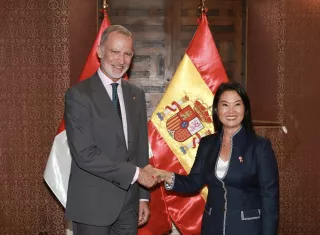 En total hay diez jefes de Estado y de Gobierno que llegaron a Perú para la ceremonia, entre ellos el rey de España, Felipe VI; y los presidente