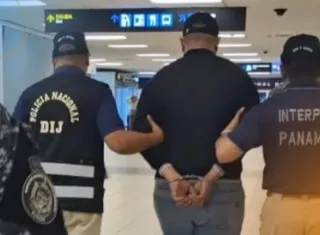 Jorge Antonio Zurita, alias "Gordo Pibe" llegó a Panamá vía el Aeropuerto Internacional de Tocumen. 