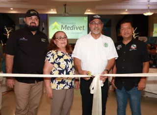 Francisco Mejía destacó que el BDA mantiene disponibles créditos con condiciones preferenciales para la perforación de pozos, la construcción de molinos de viento, la instalación de bombas hidráulicas de ariete y otras