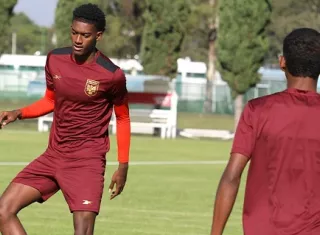 Entrenamiento este viernes de la Selección Sub-20 de Fútbol de Panamá. Foto: FPF