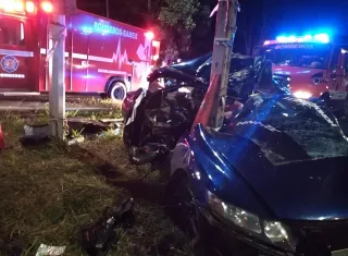 Dos muertos y un herido grave tras choque en autopista Arraiján-La Chorrera