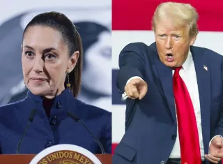Donald Trump designó como grupos terroristas a los principales carteles de la droga y ha amenazado con llevar a cabo ataques contra ellos dentro de territorio mexicano, una posibilidad que rechaza categóricamente la presidenta de México, Claudia Sheinbaum, al considerar que vulneraría la soberanía del país. Foto. EFE
