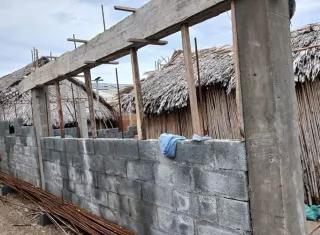 Las soluciones habitacionales presentan un avance significativo y su entrega está programada para los próximos días. Foto. Cortesía