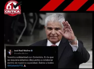 El presidente José Raúl Mulino expresó la solidaridad del país con el hermano país. 