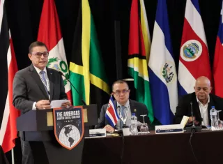 El ministro de Seguridad, Frank Abrego inauguró este martes el Foro de la Coalición contra los Cárteles de las Américas (A3C)