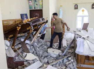 El papa León XIV envió un mensaje de solidaridad espiritual y cercanía a los afectados de Indonesia, el país con más musulmanes del mundo. Foto. EFE