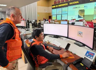 Dado que el epicentro del terremoto estuvo a 108 kilómetros de profundidad, los daños en la superficie fueron modestos, sin fallecidos y sólo tres personas heridas, frente a los efectos devastadores de los últimos sismos en Colombia y Venezuela, de magnitudes 7,4 y 7,2 - 7,5, respectivamente. Foto. EFE